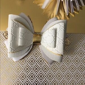 Layered Stanley Bow with Gold Accents